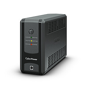 „CyberPower UT850EG-FR Line-Interactive“ nepertraukiamo maitinimo šaltinis (UPS) 0,85 kVA 425 W 3 kintamosios srovės lizdai
