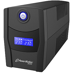 PowerWalker VI 600 STL Line-Interactive 0,6 кВА 360 Вт 2 розетки переменного тока