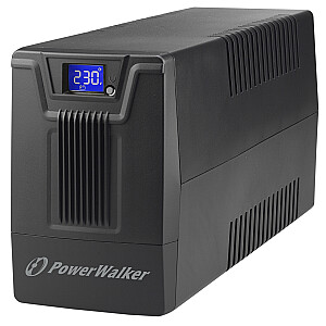 „PowerWalker VI 800 SCL FR Line-Interactive“ 0,8 kVA 480 W 2 kintamosios srovės lizdai