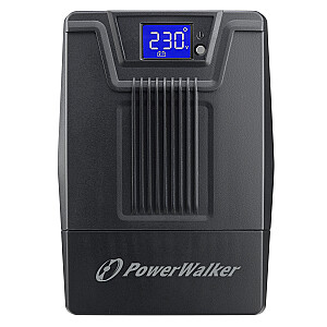„PowerWalker VI 800 SCL FR Line-Interactive“ 0,8 kVA 480 W 2 kintamosios srovės lizdai