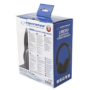 Esperanza EH163K  Bluetooth austiņas ar smartphone control un mikrofonu (melns)