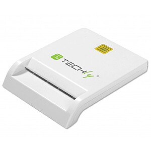 Techly Compact /Writer USB2.0 White Устройство чтения смарт-карт I-CARD CAM-USB2TY Для помещений