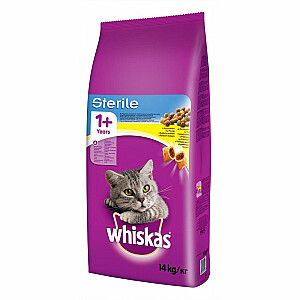 Сухой корм Whiskas STERILE для кошек Adult Chicken 14 кг