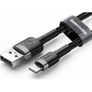 Baseus USB-A į Lightning USB laidas, 2m, juodas (6953156275010)