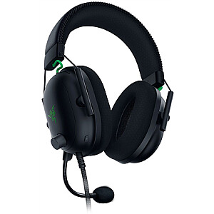 „Razer“ integruotas mikrofonas, juodas, laidinis, žaidimų ausinės, „Blackshark V2“.