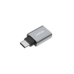 UNITEK Y-A025CGY кабель интерфейс/пол адаптер USB Type-C USB Type-A Metallic