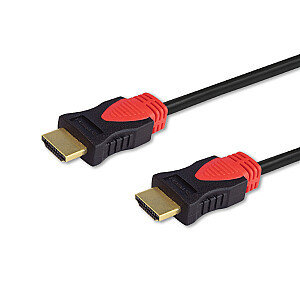 Savio CL-113 HDMI laidas 5 m HDMI tipas A (standartinis) Juoda, raudona