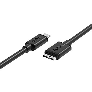 UNITEK Y-C475BK USB laidas 1 m USB 3.2 Gen 1 (3.1 Gen 1) USB C Micro-USB B Juoda
