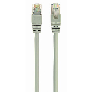S/FTP kabelis GEMBIRD PP6A-LSZHCU-5M (RJ45 - RJ45; 5m; S/FTP; 6a; pilka spalva)