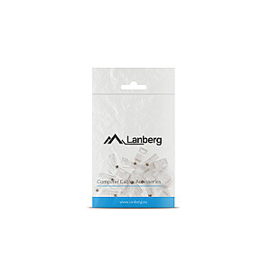 Laido jungtis Lanberg PLU-5020 RJ-45 Skaidri