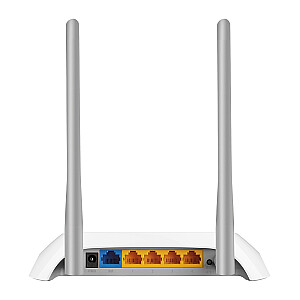 Беспроводной маршрутизатор TP-LINK TL-WR850N Fast Ethernet Однодиапазонный (2,4 ГГц) 4G Серый, Белый