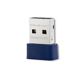 Qoltec 57007 belaidis mini Bluetooth USB WiFi adapteris