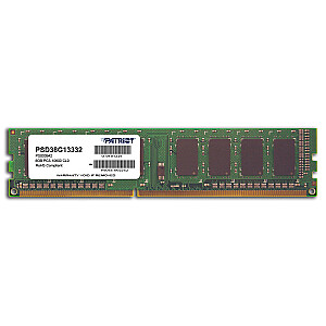 Patriot atmintis 8 GB PC3-10600 DDR3 1333 MHz