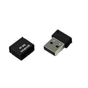 Flash atmintinė Goodram UPI2 64 GB USB Type-A 2.0 Black