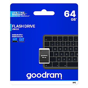 Flash atmintinė Goodram UPI2 64 GB USB Type-A 2.0 Black