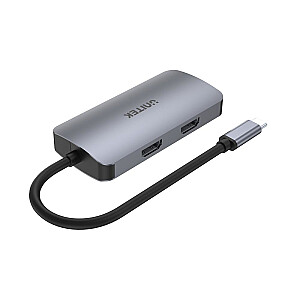 UNITEK P5 Trio USB 3.2 Gen 1 (3.1 Gen 1) Type-C 5000 Мбит/с Серый