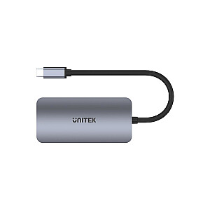 UNITEK P5 Trio USB 3.2 Gen 1 (3.1 Gen 1) Type-C 5000 Mbps pilka