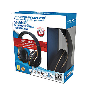 Esperanza EH220 Bluetooth ausinės Galvos juosta, juoda