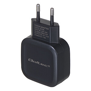 Qoltec 50186 зарядное устройство для мобильных устройств Indoor Black