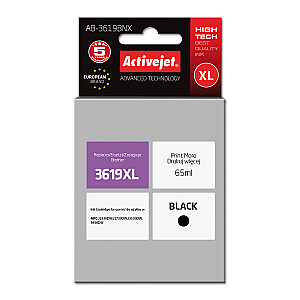 Activejet Ink AB-3619BNX (pakeičia Brother LC3619Bk; Supreme; 65 ml; juoda)