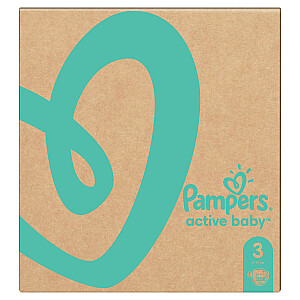 Sauskelnės Pampers Active Baby ABD Monthly Box S3 208 vnt. (6-10 kg)