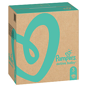 Sauskelnės Pampers Active Baby ABD Monthly Box S3 208 vnt. (6-10 kg)