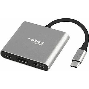 Natec Fowler mini USB-C kelių prievadų stotis / replikatorius (NMP-1607)