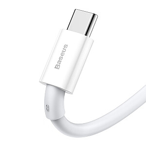 „Baseus Superior“ serijos kabelis iš USB į USB-C, 66 W, 2 m (baltas)