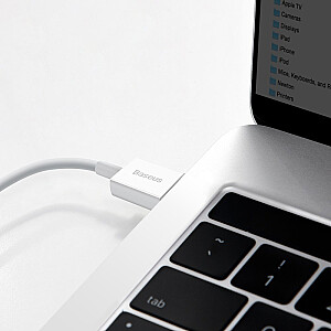 „Baseus Superior“ serijos kabelis iš USB į USB-C, 66 W, 2 m (baltas)