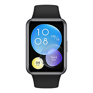 „Huawei Watch Fit 2 Active Edition 1,74“, išmanusis laikrodis, GPS (palydovinis), AMOLED, jutiklinis ekranas, širdies ritmo monitorius, atsparus vandeniui, Bluetooth, vidurnakčio juodas