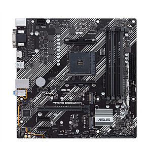 Asus PRIME B550M-K 4 atminties lizdai, procesorių šeima AMD, Micro ATX, DDR4, procesoriaus lizdas AM4, lustų rinkinys AMD B