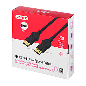 Кабель UNITEK DisplayPort 1.4 8K60Hz 3м