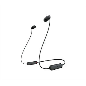 Sony WI-C100 belaidės į ausis įdedamos ausinės, juodos