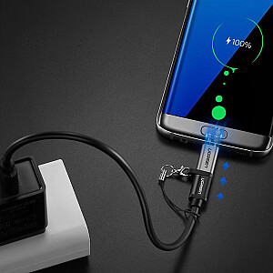 Ugreen USB Type C į micro USB adapteris pilkas (50590)