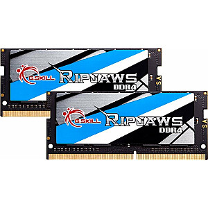G.Skill Ripjaws SODIMM nešiojamojo kompiuterio atmintis DDR4 16GB 2400MHz CL16 (F4-2400C16D-16GRS)