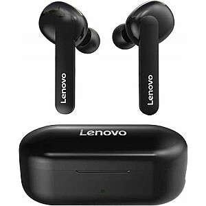 Lenovo HT28 TWS ausinės (belaidės, Bluetooth, į ausis įstatomos ausinės, juodos)