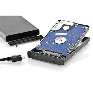 Korpusas Digitus 2.5 SSD/HDD, SATA I-II – USB 2.0