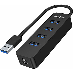 UNITEK HUB USB-A 4X USB-A 3.1, ACTIVE, 10 W, H1117A