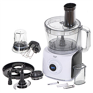 Adler LCD Food Processor 12in1 AD 4224 1000 W, Bowl capacity 3.5 L, Number of speeds 7, White/Black