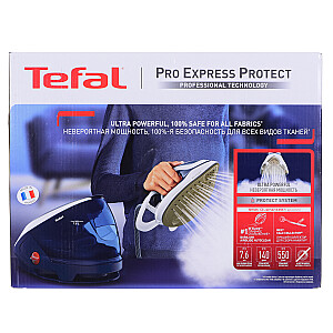 Паровая гладильная станция Tefal Pro Express Protect GV9221E0 2600 Вт 1,8 л Синий, Белый