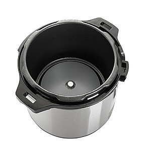 Camry CR 6409 Multicooker 6L 1000W juoda, nerūdijantis plienas