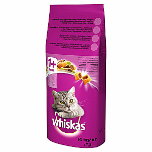 ?Whiskas 325614 сухой корм для кошек Adult Beef 14 кг