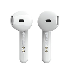 Гарнитура Trust Primo True Wireless Stereo (TWS) Звонки/музыка в ухе Bluetooth Белый