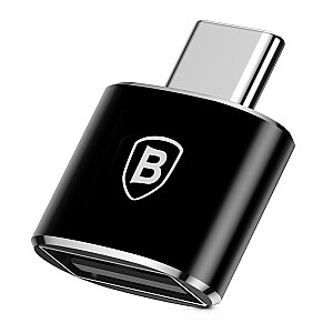 „Baseus“ USB į USB Type-C adapteris 2.4A (juodas)