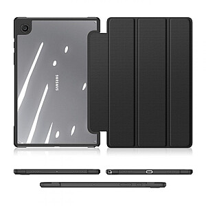 Dux Ducis Toby Magnet Case planšetinio kompiuterio dėklas, skirtas Samsung X200 / X205 Galaxy Tab A8 10.5 (2021) juodas