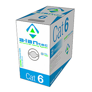 Tinklo kabelis A-LAN KIU6LSOH305 305 m Cat6 U/UTP (UTP) Pilkas