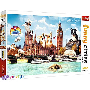 TREFL Puzzle Dogs в Лондоне, 1000 шт.