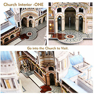 CUBICFUN 3D dėlionė - Šv. Pauliaus katedra