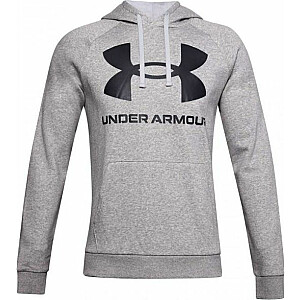 Varžovas vyriškas pilkas „Under Armour“ vilnos džemperis su dideliu logotipu, XL dydis (1357093 011)