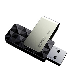 Silicon Power Blaze B30 256 GB USB Type-A 3.2 Gen 1 (3.1 Gen 1) USB atmintinė, juoda sidabrinė